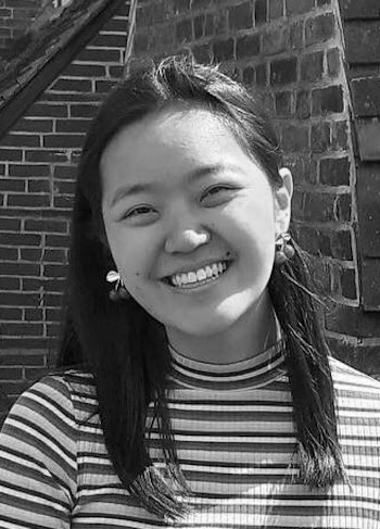 Fan Annie Headshot SQ bw crop